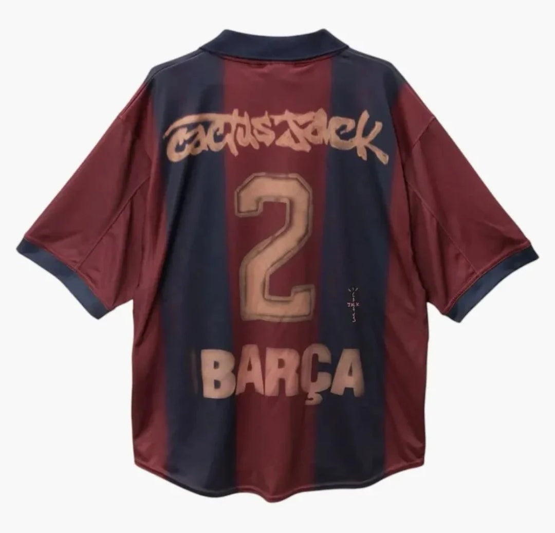 Travis Scott x Nike x Barcellona retro 00/01 Home Skeleton