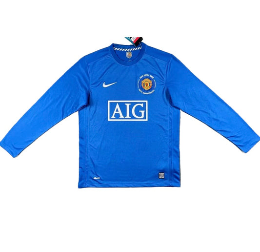 Camiseta de manga larga tercera equipación del Manchester United 07/08