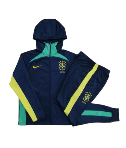 Tuta Con Cappuccio Brasile 24/25