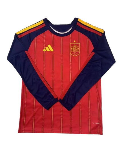 Spagna Home Maniche Lunghe 25/26