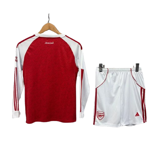 Arsenal Home Maniche Lunghe - Kit Bambino 25/26