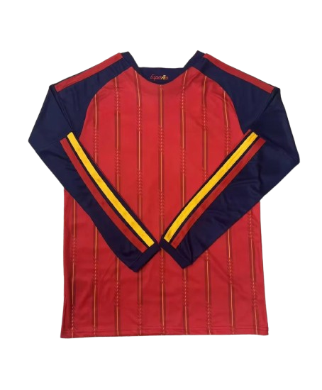 Spagna Home Maniche Lunghe 25/26