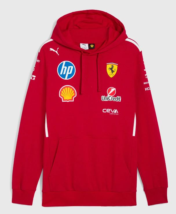 Felpa Ferrari con Cappuccio 2025